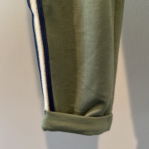 Matilda Jane size 4 Norah Green Striped Panel Jogger - Picture 6 of 12